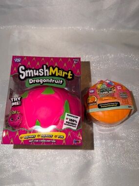 1 Squishy DragonFruit & 1 RMS Scented Orange Dumpling